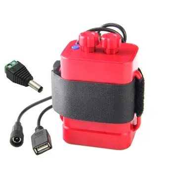 Waterproof DIY 6x 18650 Battery Case Box Cover with 12V DC and USB Power Supply USB Charger for Bike LED Light Cell Phone Router
Waterproof DIY 6x 18650 Battery Case Box Cover with 12V DC and USB Power Supply USB Charger for Bike LED Light Cell Phone Router