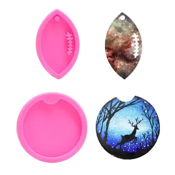 2Pcs Silicone Mould Jewelry Making Tool Epoxy Resin Rugby Football Pendant Molds
2Pcs Silicone Mould Jewelry Making Tool Epoxy Resin Rugby Football Pendant Molds