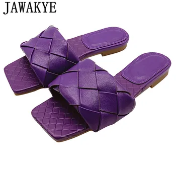 Weave handmade flat heel Slippers Women 2020 Summer Outdoors Sandals Women Casual Beach Shoes runway flipflops lazy mules 
Weave handmade flat heel Slippers Women 2020 Summer Outdoors Sandals Women Casual Beach Shoes runway flipflops lazy mules