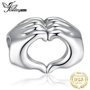 JewelryPalace Hand To Hand 925 Sterling Silver Beads Charms Silver 925 Original For Bracelet Silver 925 original Jewelry Making 
JewelryPalace Hand To Hand 925 Sterling Silver Beads Charms Silver 925 Original For Bracelet Silver 925 original Jewelry Making