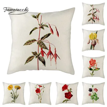 Fuwatacchi Linen Plant Pattern Cushion Cover Colorful Flowers Photo Pillow Cover for Home Sofa Chair Decorative Pillowcases 45cm
Fuwatacchi Linen Plant Pattern Cushion Cover Colorful Flowers Photo Pillow Cover for Home Sofa Chair Decorative Pillowcases 45cm