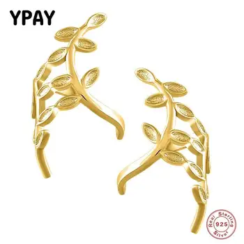 YPAY 100% Authentic 925 Sterling Silver Ear Cuff for Women INS Leaves Clip Earrings without Piercing Fine Jewelry Gift YME744
YPAY 100% Authentic 925 Sterling Silver Ear Cuff for Women INS Leaves Clip Earrings without Piercing Fine Jewelry Gift YME744