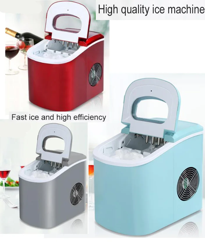 Mini Automatic Electric Ice Maker Portable Bullet Round Block Ice Cube Making Machine Small Bar Coffee Shop 15kgs/24H EU
Mini Automatic Electric Ice Maker Portable Bullet Round Block Ice Cube Making Machine Small Bar Coffee Shop 15kgs/24H EU