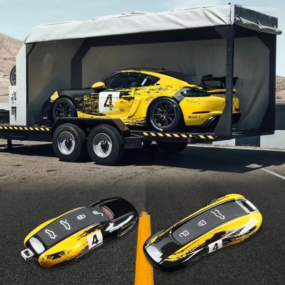Key cover for Porsche Macan Cayenne Panamera 911 9YA 971 alarm remote controller hard shell key holder case yellow racing car
Key cover for Porsche Macan Cayenne Panamera 911 9YA 971 alarm remote controller hard shell key holder case yellow racing car