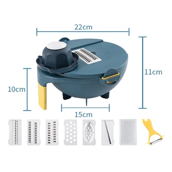 Potato Carrot Grater Rotate Vegetable Cutter Lightness Portability No Space Occupy Slicer with Drain Basket Kitchen Tools
Potato Carrot Grater Rotate Vegetable Cutter Lightness Portability No Space Occupy Slicer with Drain Basket Kitchen Tools