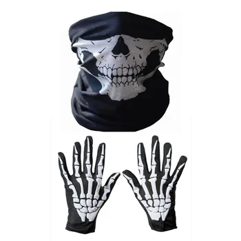 3 PCS/set Horror Ghost Face With Gloves Halloween Mask Party Costume Horror Costume Accessories Horror Ghost Cosplay Props
3 PCS/set Horror Ghost Face With Gloves Halloween Mask Party Costume Horror Costume Accessories Horror Ghost Cosplay Props