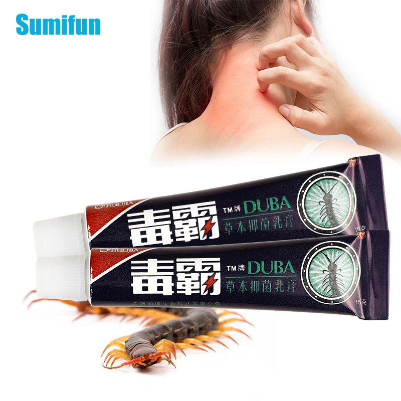 

15g Centipede Eczema Cream Anti-itching Psoriasis Antibacterial Dermatitis Pruritus Eczematoid Chinese Herbal Medical Ointment