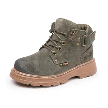 Winter Kids Martin Boots Girls Leather Shoes Solid Color Fashion Children Ankle Boots Boys Non-slip Snow Boots Warm Size 26-37 
Winter Kids Martin Boots Girls Leather Shoes Solid Color Fashion Children Ankle Boots Boys Non-slip Snow Boots Warm Size 26-37