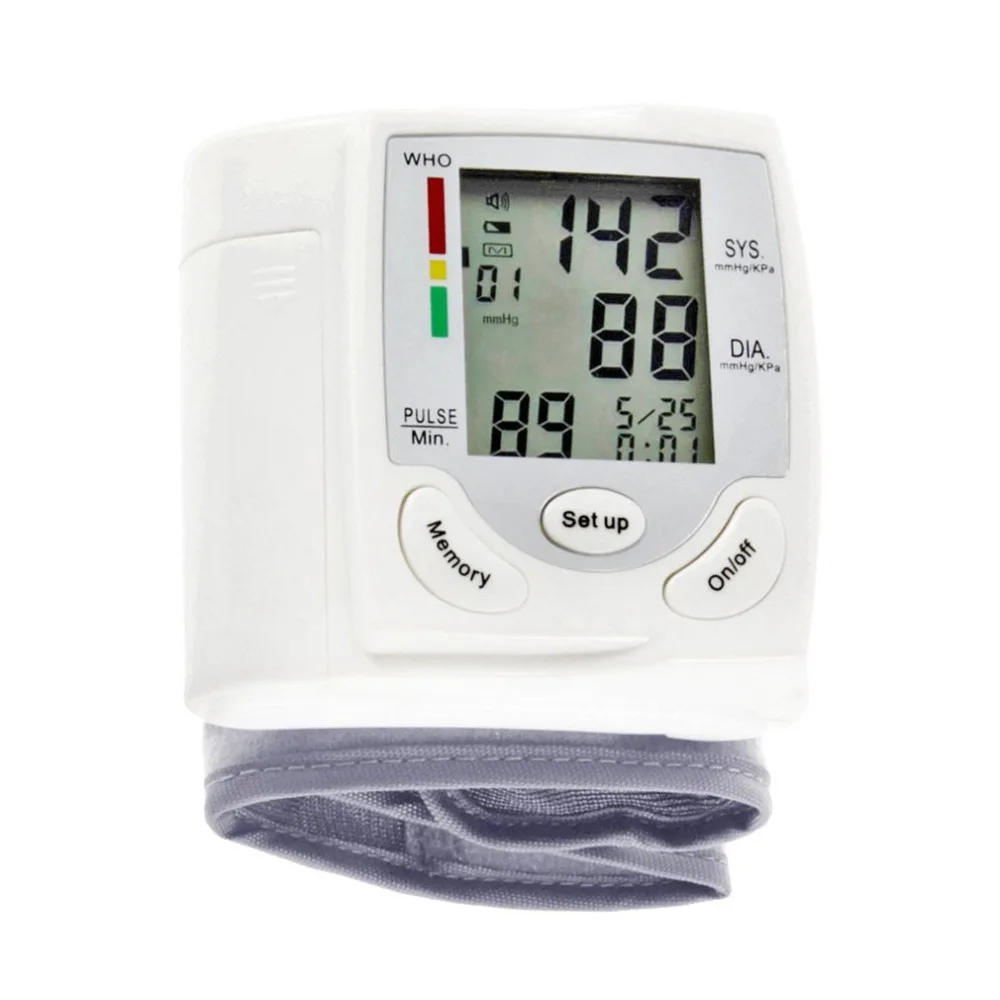 New Arrive LCD Digital Upper Arm Blood Pressure Meter Wrist BP Home Heart Beat Pulse Monitor with Cuff Health Care Instrument
New Arrive LCD Digital Upper Arm Blood Pressure Meter Wrist BP Home Heart Beat Pulse Monitor with Cuff Health Care Instrument
