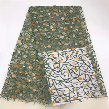 (5yards/lot ) 2019 New High quality green Velvet African tulle lace French net lace fabric with Sequins for party dress bh66-561
(5yards/lot ) 2019 New High quality green Velvet African tulle lace French net lace fabric with Sequins for party dress bh66-561