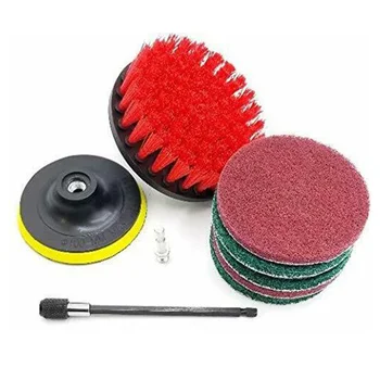 Drill Brush Attachment 9 Piece Set Brush Power Brush And Scouring Pads For Tile 4 Inch Drill Attachment Drilling
Drill Brush Attachment 9 Piece Set Brush Power Brush And Scouring Pads For Tile 4 Inch Drill Attachment Drilling