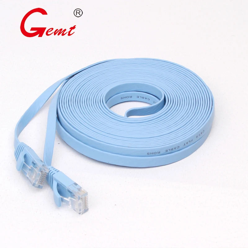 GEMT CAT6 Flat Ethernet Cable RJ45 Lan Cable Networking Ethernet Patch Cord for Computer Router Laptop
GEMT CAT6 Flat Ethernet Cable RJ45 Lan Cable Networking Ethernet Patch Cord for Computer Router Laptop