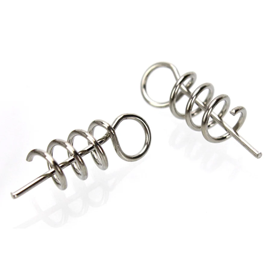 50PCS or 100PCS/lot Fishing Hook Soft Bait Spring Centering Pins Fixed Latch Needle Spring Twist Crank Lock For Soft Lure Latch
50PCS or 100PCS/lot Fishing Hook Soft Bait Spring Centering Pins Fixed Latch Needle Spring Twist Crank Lock For Soft Lure Latch