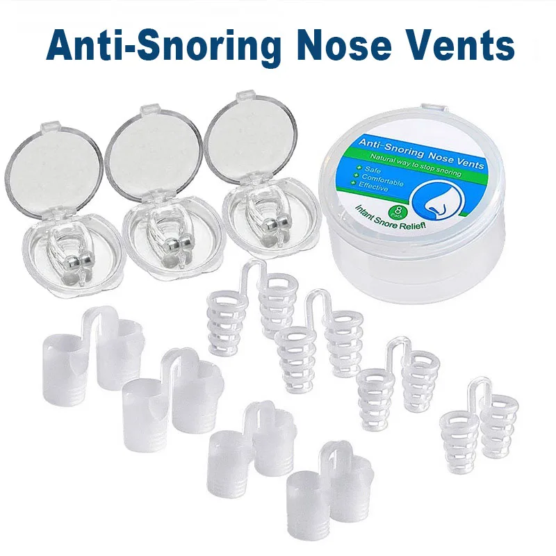 8PCS /Set Anti Snoring Devices Professional Snore Stopper Nose Vents Snore Nasal Dilators For Men Woman Better Sleep Wholesale
8PCS /Set Anti Snoring Devices Professional Snore Stopper Nose Vents Snore Nasal Dilators For Men Woman Better Sleep Wholesale