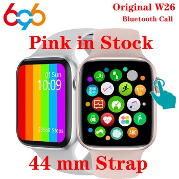 Pink in Stock ! 696 Original W26 Smart Watch 44mm 1.75inch Big Screen Temperature Measurement Support Bluetooth Call&Music Play
Pink in Stock ! 696 Original W26 Smart Watch 44mm 1.75inch Big Screen Temperature Measurement Support Bluetooth Call&Music Play