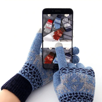Unisex Christmas Gloves Winter Women Men Elk Printed Hand Gloves Warm Velvet Thickening Riding Knit Gloves
Unisex Christmas Gloves Winter Women Men Elk Printed Hand Gloves Warm Velvet Thickening Riding Knit Gloves