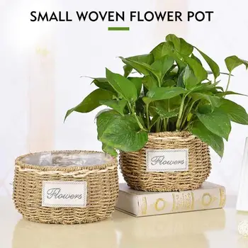 Small Plant Fiber Sundries Basket Woven Flower Basket Multifunctional Excellent Large Volume Cosmetics Desktop Table Flower Pot
Small Plant Fiber Sundries Basket Woven Flower Basket Multifunctional Excellent Large Volume Cosmetics Desktop Table Flower Pot