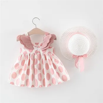 1 2 3 4 Year Toddler Girls Dress with Hat 2020 New Summer Baby Girls Clothes Dot Cute Wing Newborn Children Princess Dresses
1 2 3 4 Year Toddler Girls Dress with Hat 2020 New Summer Baby Girls Clothes Dot Cute Wing Newborn Children Princess Dresses