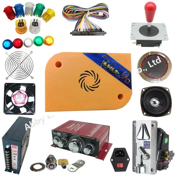 Pandora box 9D arcade diy joysticks kit + arcade kit 12V power box + speaker + multi-currency coin acceptor + arcade LED button
Pandora box 9D arcade diy joysticks kit + arcade kit 12V power box + speaker + multi-currency coin acceptor + arcade LED button