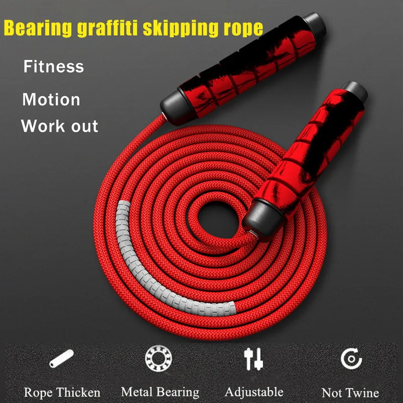 Heavy Adjustable Weighted Skipping Jump Rope Ball-Bearing Weavon Cable Foam Handle For Home Gym Crossfit Workouts Boxing
Heavy Adjustable Weighted Skipping Jump Rope Ball-Bearing Weavon Cable Foam Handle For Home Gym Crossfit Workouts Boxing