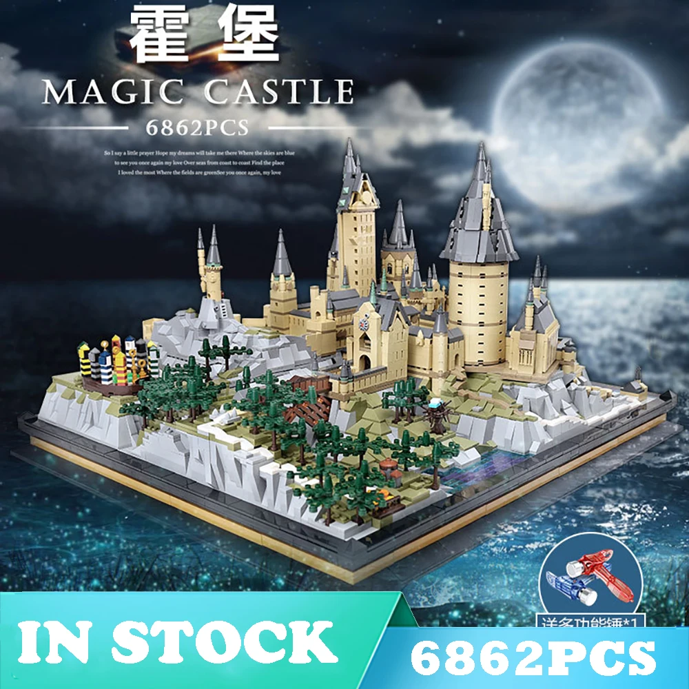 16060 MOC Movie Castle Streetview Series The Magic School Castle Model Building Blocks Assembly Bricks Toys Kids Christmas Gifts
16060 MOC Movie Castle Streetview Series The Magic School Castle Model Building Blocks Assembly Bricks Toys Kids Christmas Gifts