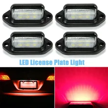 4pcs Car Lights 2 Wires Red 6 LED 1.8W 12-24V 6000K License Plate Tag Lights Step Footwell Lamp Fot Car Boat Truck Trailer RV
4pcs Car Lights 2 Wires Red 6 LED 1.8W 12-24V 6000K License Plate Tag Lights Step Footwell Lamp Fot Car Boat Truck Trailer RV