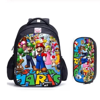 16 Inch Game Mario Bros Sonic Children School Bags Orthopedic Backpack Kids School Boys Girls Mochila Infantil Catoon Bags
16 Inch Game Mario Bros Sonic Children School Bags Orthopedic Backpack Kids School Boys Girls Mochila Infantil Catoon Bags