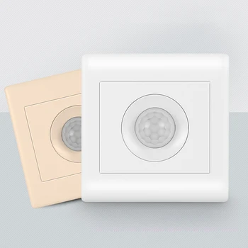 PIR Infrared IR Body Motion Sensor Switch Wall Mounted Automatic Module Light On Off Switch Body Induction Light Control Switch
PIR Infrared IR Body Motion Sensor Switch Wall Mounted Automatic Module Light On Off Switch Body Induction Light Control Switch
