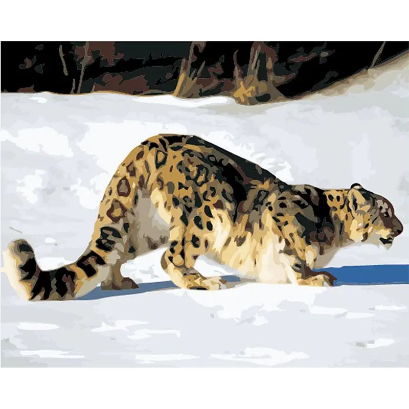 GATYZTORY Frame Leopard Animal Painting By Numbers For Adults DIY HandPainted Oil Painting Drawing On Canvas Home Decoration
GATYZTORY Frame Leopard Animal Painting By Numbers For Adults DIY HandPainted Oil Painting Drawing On Canvas Home Decoration