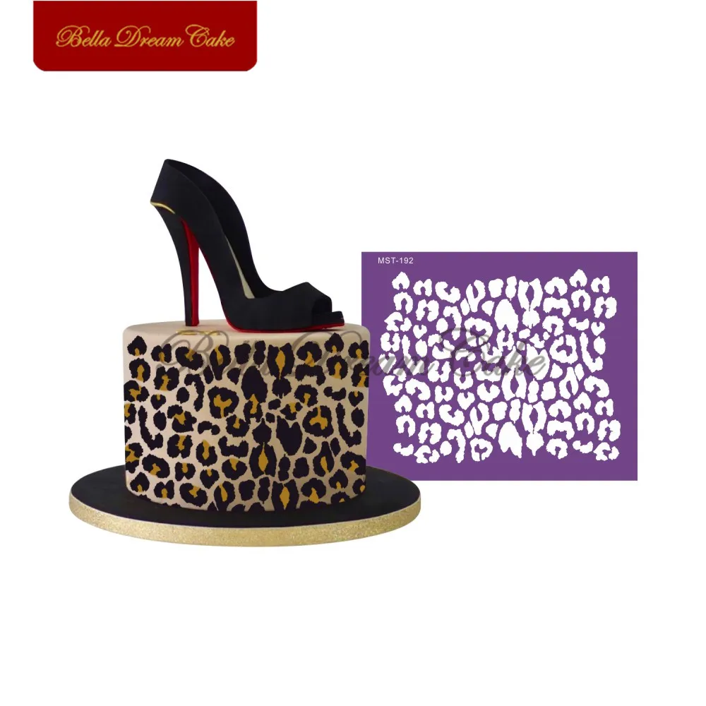 Leopard Lace Design Cake Stencil Fabric Mesh Stencils Wedding Fondant Cake Mold Cake Decorating Tool Kitchen Accessories
Leopard Lace Design Cake Stencil Fabric Mesh Stencils Wedding Fondant Cake Mold Cake Decorating Tool Kitchen Accessories