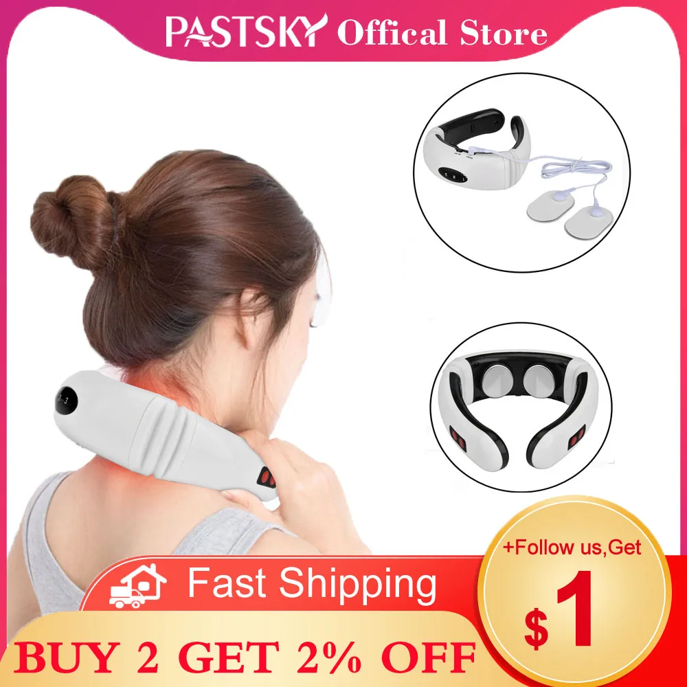 Massager for Neck Magnet Stone TENS Heating Therapy Electric Pulse Back 6 Modes Acupoint Stimulation Pain Relief Electrode Patch
Massager for Neck Magnet Stone TENS Heating Therapy Electric Pulse Back 6 Modes Acupoint Stimulation Pain Relief Electrode Patch