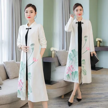 Women's long trench coat 2019 new fashion spring autumn stand collar long sleeve large size Single buckle pockets women's coat
Women's long trench coat 2019 new fashion spring autumn stand collar long sleeve large size Single buckle pockets women's coat