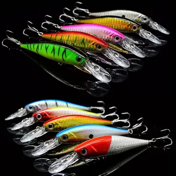 Fishing Lures 10pcs/lot 10g 11.5cm Fishing Lure Fit Artificial Hard Tackle Minnow with 3D Eyes and Steel Ball Minnow Lures
Fishing Lures 10pcs/lot 10g 11.5cm Fishing Lure Fit Artificial Hard Tackle Minnow with 3D Eyes and Steel Ball Minnow Lures