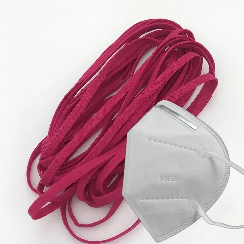 0.5kg/lot 5mm Face Masks ear strap Elastic Band Color Cord Hair band Rubber String Flat Rope adjuster Accessories DIY Sewing
0.5kg/lot 5mm Face Masks ear strap Elastic Band Color Cord Hair band Rubber String Flat Rope adjuster Accessories DIY Sewing