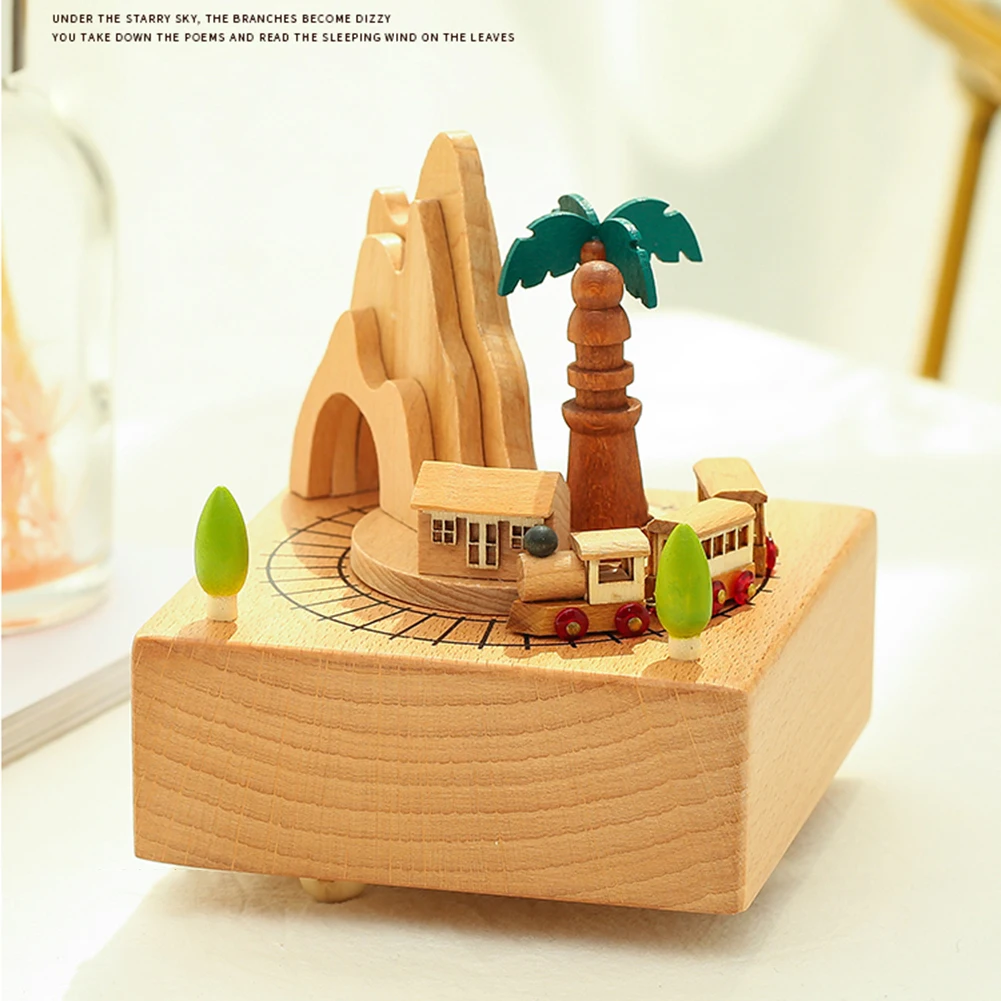 Creative Christmas Wooden Train Rotating Music Boxes Creative Birthday Gift Children's Toys Crafts Home Decoration Accessories
Creative Christmas Wooden Train Rotating Music Boxes Creative Birthday Gift Children's Toys Crafts Home Decoration Accessories