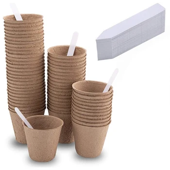 Plant Pots - Plantable Pots for Seedlings & Seed Starter Nursery Pots - Organic Biodegradable Pots - Eco Friendly
Plant Pots - Plantable Pots for Seedlings & Seed Starter Nursery Pots - Organic Biodegradable Pots - Eco Friendly