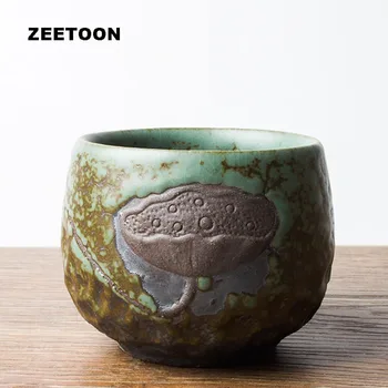 130ml Japanese Style Ceramic Coarse Pottery Teacup Vintage Pu'er Tea Cups Office Masters Cup Small Tea Bowl Drinkware Home Decor
130ml Japanese Style Ceramic Coarse Pottery Teacup Vintage Pu'er Tea Cups Office Masters Cup Small Tea Bowl Drinkware Home Decor