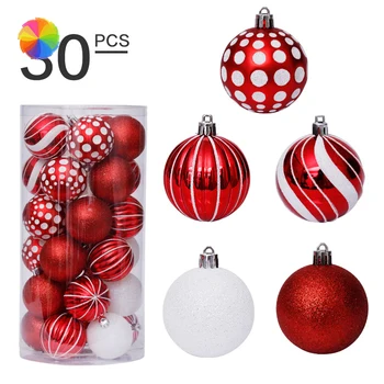 30Pcs/Set 6CM Christmas Colored Drawing Xmas Tree Decorative Ball Ornament Ball Christmas Decoration
30Pcs/Set 6CM Christmas Colored Drawing Xmas Tree Decorative Ball Ornament Ball Christmas Decoration