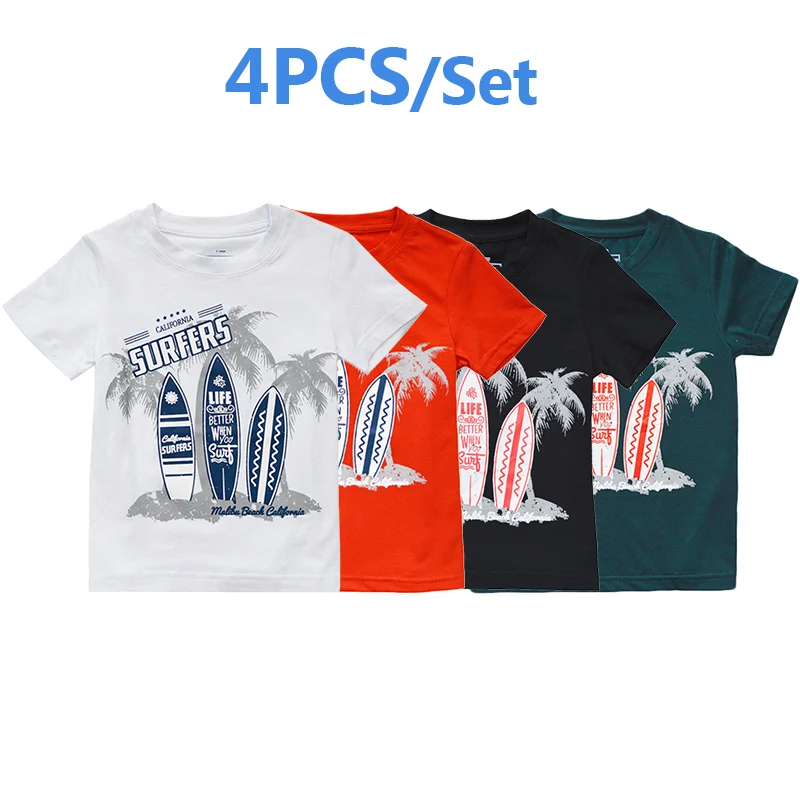 BINIDUCKLING 4PCS/Set Kids Boys Cotton T-Shirt Summer Printed Short Sleeve Child Tees O-Neck Soft Toddler Boy Tshirt Clothes
BINIDUCKLING 4PCS/Set Kids Boys Cotton T-Shirt Summer Printed Short Sleeve Child Tees O-Neck Soft Toddler Boy Tshirt Clothes