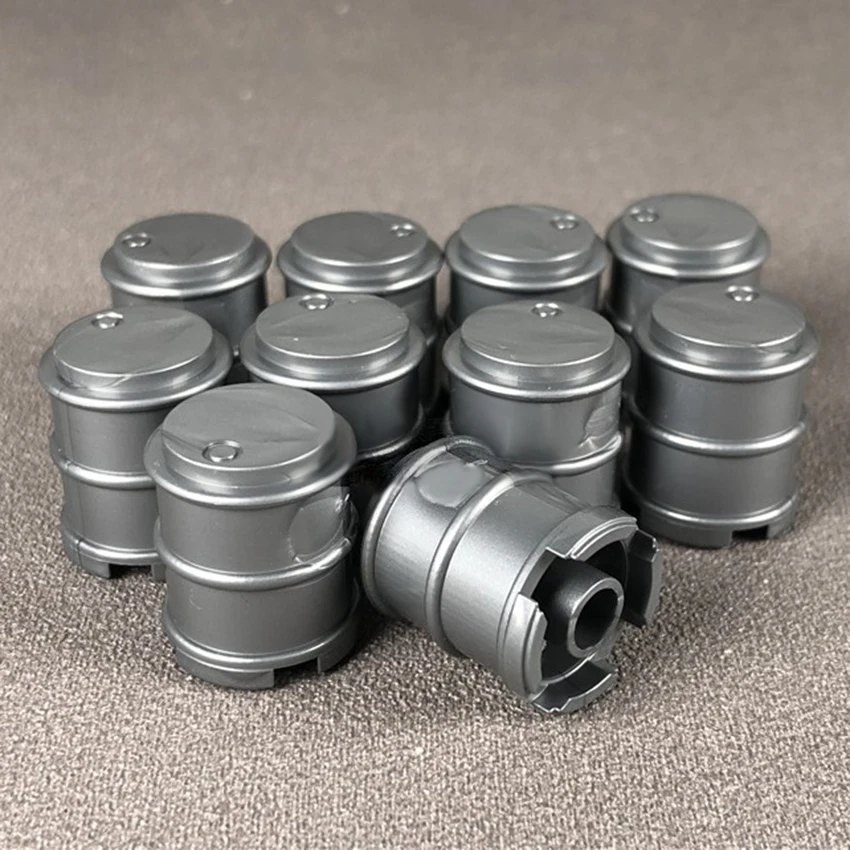 10Pcsset Legoingly Military Equipment Petrol Cans Bottles Building Blocks Bricks City MOC Accessories Parts Kits DIY Toys (4)
