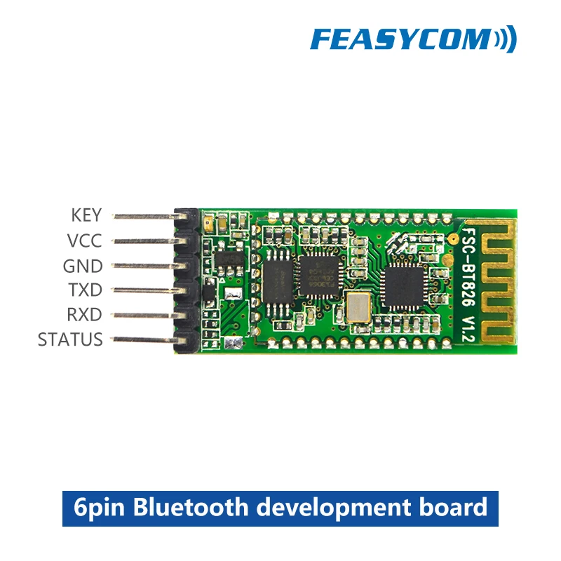 FEASYCOM SPP, BLE Bluetooth 4.2 Module Support Master Slave Mode compatible with HC-05, HC-06 Module
FEASYCOM SPP, BLE Bluetooth 4.2 Module Support Master Slave Mode compatible with HC-05, HC-06 Module