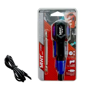 LED Electric Screwdriver Rechargeable Multi-Function Screwdriver Mini Electric Screwdriver 3.6v Lithium Battery Operated
LED Electric Screwdriver Rechargeable Multi-Function Screwdriver Mini Electric Screwdriver 3.6v Lithium Battery Operated