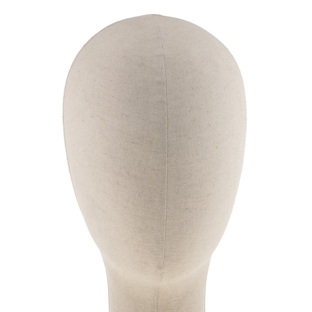 22' Canvas Block Mannequin Head Wig Hat Making Display Holder & 150x T Pins 22' Canvas Block Mannequin Head Wig Hat Making Display Holder & 150x T Pins