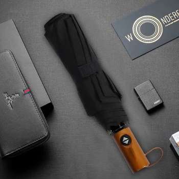 Automatic Sun Umbrella Business Men Wooden Handle 10K Aluminum Folding Umbrellas Sunscreen Anti UV Parasol Windproof
Automatic Sun Umbrella Business Men Wooden Handle 10K Aluminum Folding Umbrellas Sunscreen Anti UV Parasol Windproof