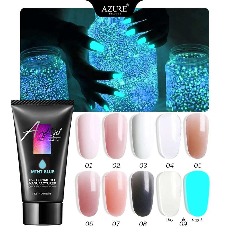 Azure Beauty Luminous Extend Builder Gel Nail Soak Off Fluorescent In Dark Led Extension Nail Gel Polish Transparent Builder Gel
Azure Beauty Luminous Extend Builder Gel Nail Soak Off Fluorescent In Dark Led Extension Nail Gel Polish Transparent Builder Gel