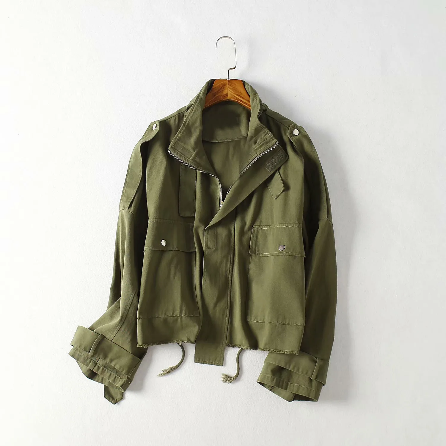 F5352-Western Style WOMEN'S Dress 2019 Spring And Autumn New Style Loose-Fit Large Pocket Flash Jacket Women's
F5352-Western Style WOMEN'S Dress 2019 Spring And Autumn New Style Loose-Fit Large Pocket Flash Jacket Women's