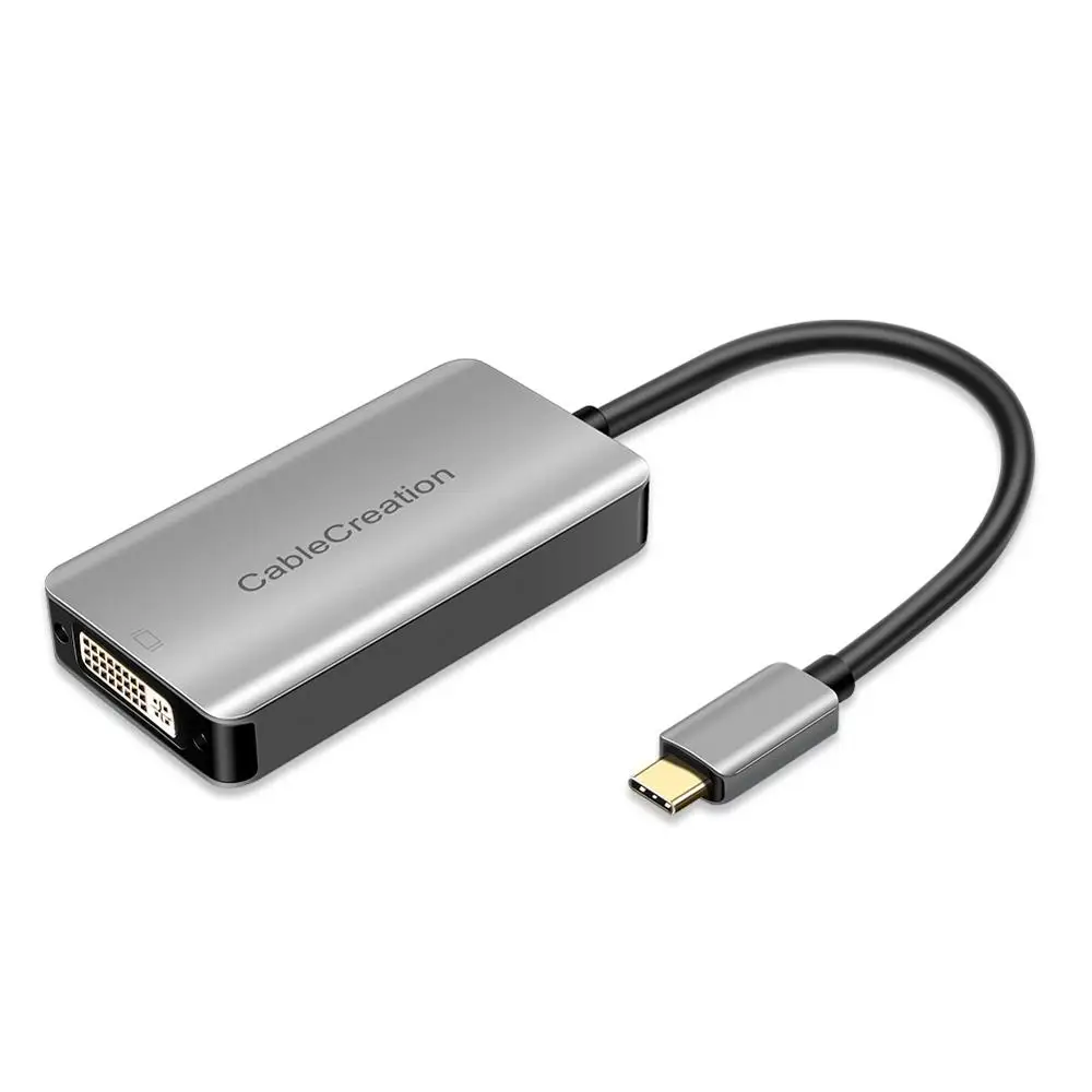 USB C to Dual Link DVI Active Adapter, CableCreation USB Type-C to DVI-I Adapter 2560 x 1600 Resolution USB-C to DVI Signal Foma
USB C to Dual Link DVI Active Adapter, CableCreation USB Type-C to DVI-I Adapter 2560 x 1600 Resolution USB-C to DVI Signal Foma
