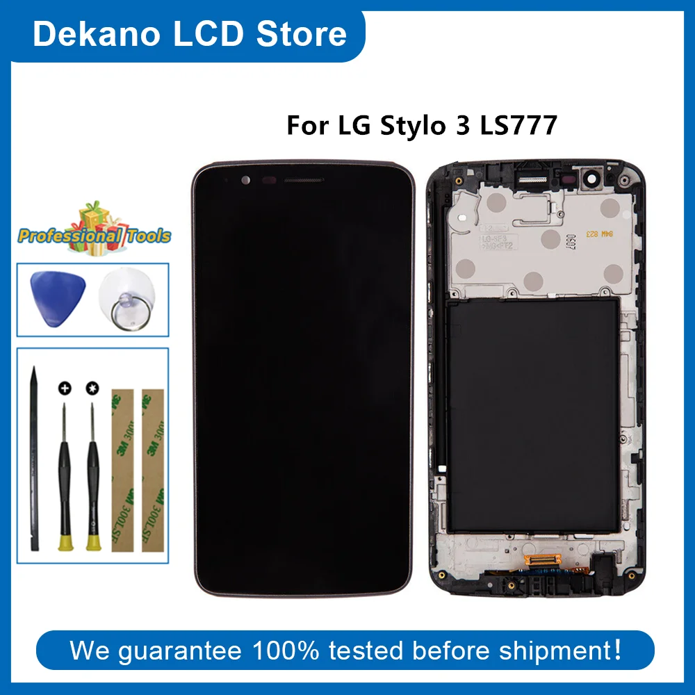 Дисплей для LG Stylo 3 LCD кодирующий преобразователь сенсорного экрана в сборе LS777 L83BL