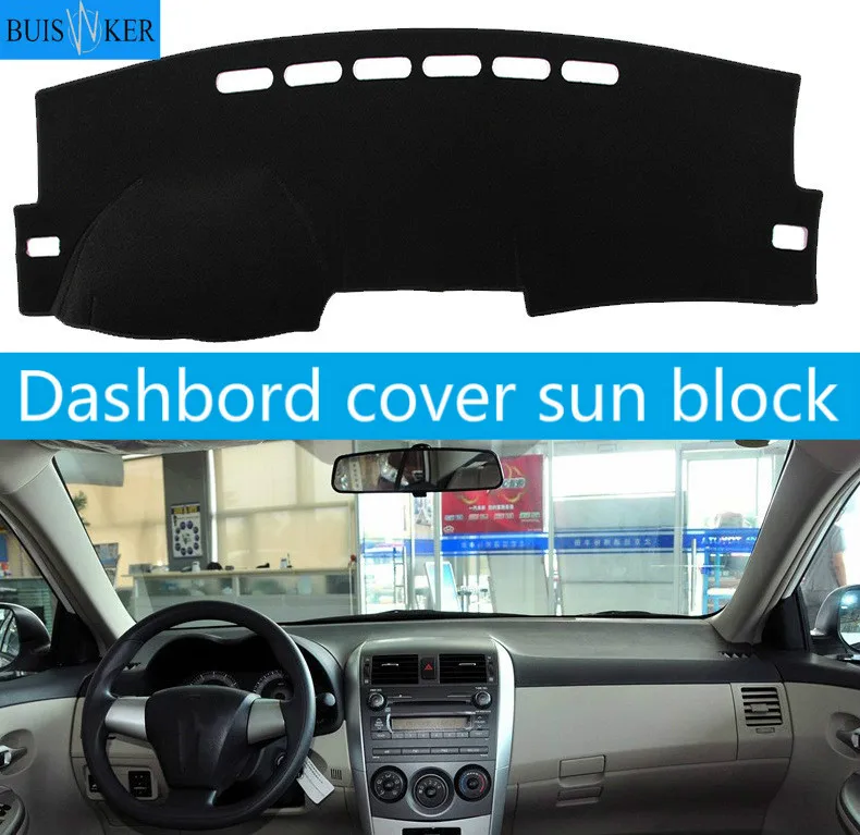 ar Styling Dashmat Dash Mat Dashboard Cover Pad Sun Shade Protect Carpet For Toyota Corolla E140/E150 2006 2007 2008 2009 -2013
ar Styling Dashmat Dash Mat Dashboard Cover Pad Sun Shade Protect Carpet For Toyota Corolla E140/E150 2006 2007 2008 2009 -2013