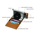 DIENQI Rfid держатель для карт мужские кошельки сумка для денег Мужской винтажный черный короткий кошелек 2020 маленькие кожаные тонкие Кошельки Мини кошельки тонкие